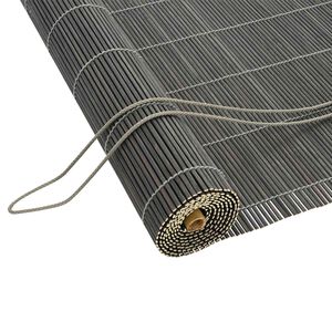 vidaXL Rollo Grau 60 x 220 cm Bambus
