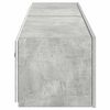 vidaXL TV-Wandschr&auml;nke mit LED-Leuchten 2 Stk. Betongrau 80x35x31 cm