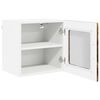 vidaXL K&uuml;chenschrank mit Regal 2 pcs Ger&auml;ucherte Eiche 40 x 31 x 40 cm
