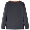 Kinder-Langarmshirt Anthracite 116