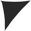 vidaXL Sonnensegel 160 g/m&sup2; Schwarz 3x4x5 m HDPE