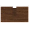 vidaXL Badschrank Braun Eichen-Optik 58x33x60 cm Holzwerkstoff