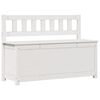 vidaXL Sitzbank Wei&szlig; 110x41x76,5 cm Massivholz Kiefer