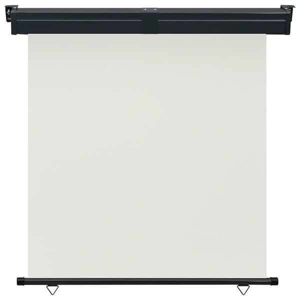 vidaXL Balkon-Seitenmarkise 165x250 cm Creme