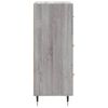vidaXL Sideboard Grau Sonoma 34,5x34x90 cm Holzwerkstoff