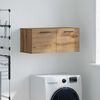 vidaXL Wandschrank Artisan-Eiche 80 x 36.5 x 35 cm Holzwerkstoff