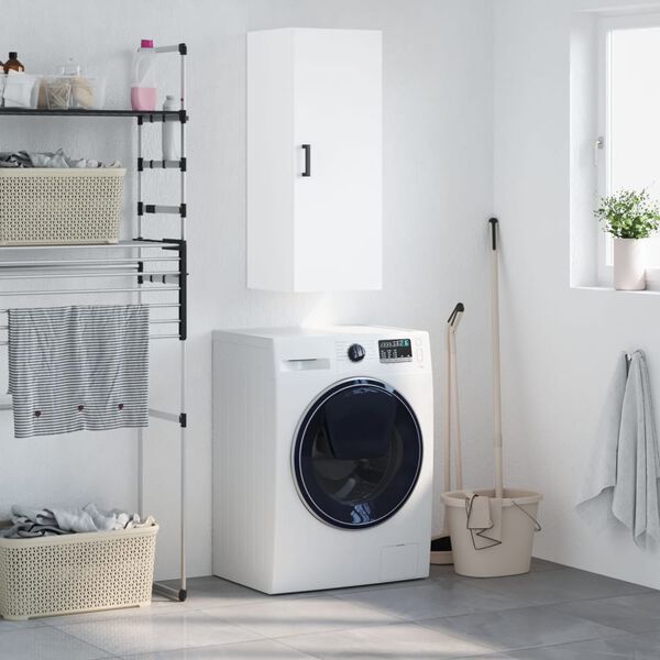 vidaXL Wandschrank Wei&szlig; 34,5x34x90 cm