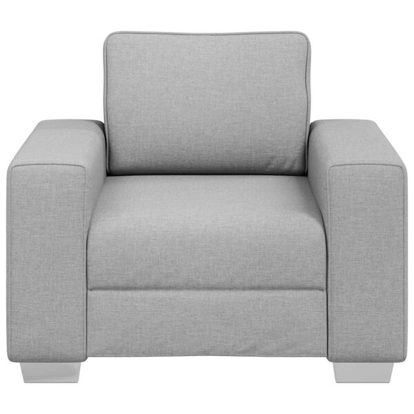 vidaXL Sofa 59cm Wolkengrau Stoff