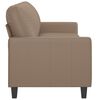 vidaXL 3-Sitzer-Sofa Cappuccino-Braun 180 cm Kunstleder