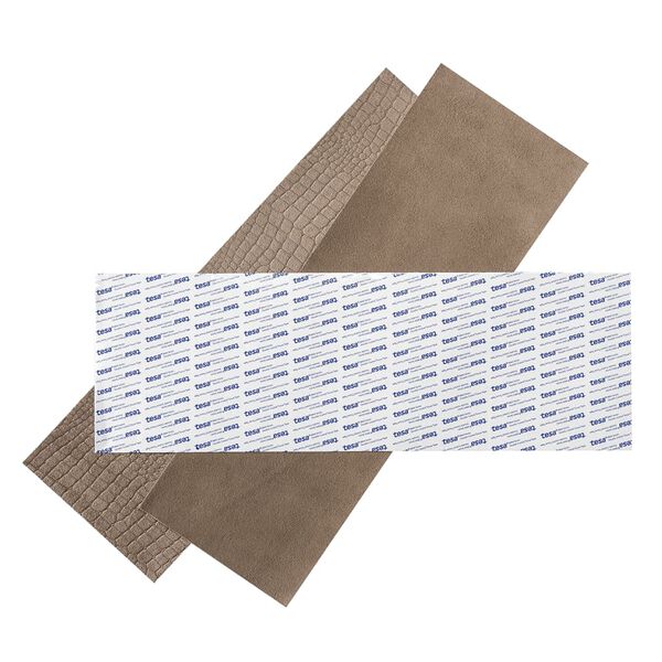 WallArt Leder-Wandpaneele Stubbs 16 Stk. Taupe