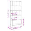 vidaXL B&uuml;cherregal Sonoma-Eiche 72x28x172 cm Holzwerkstoff