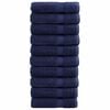 vidaXL Premium Handt&uuml;cher SOLUND 10 Stk. Marineblau 50x100 cm 600 g/m&sup2;