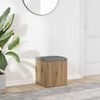 vidaXL Sitzbank mit Stauraum Artisan-Eiche 42x42x45 cm Holzwerkstoff