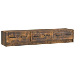 vidaXL TV-Schr&auml;nk Ger&auml;ucherte Eiche 147 x 34,5 x 27 cm Holzwerkstoff
