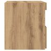 vidaXL Nachttisch 2 pcs Artisan-Eiche 50 x 40 x 45 cm Holzwerkstoff