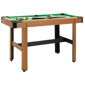 vidaXL Billardtisch 4 Fu&szlig; 122&times;61&times;76 cm Braun