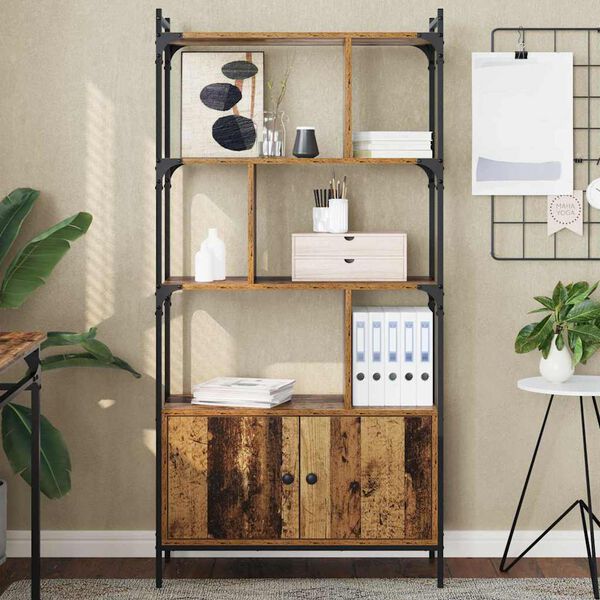 vidaXL B&uuml;cherregal Holzwerkstoff