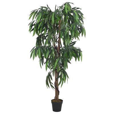 vidaXL Mangobaum Künstlich 300 Blätter 80 cm Grün