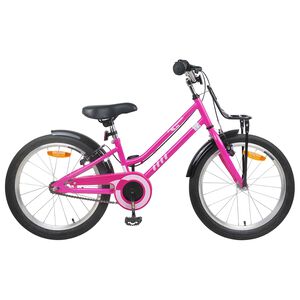 vidaXL Kinderfahrrad 20 Zoll f&uuml;r 6-11 Jahre alt Pink Schwarz