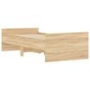 vidaXL Bett mit Schubladen Sonoma-Eiche 75x190 cm