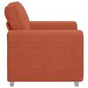 vidaXL Sessel Rot Orange 100x77x82 cm Cordstoff