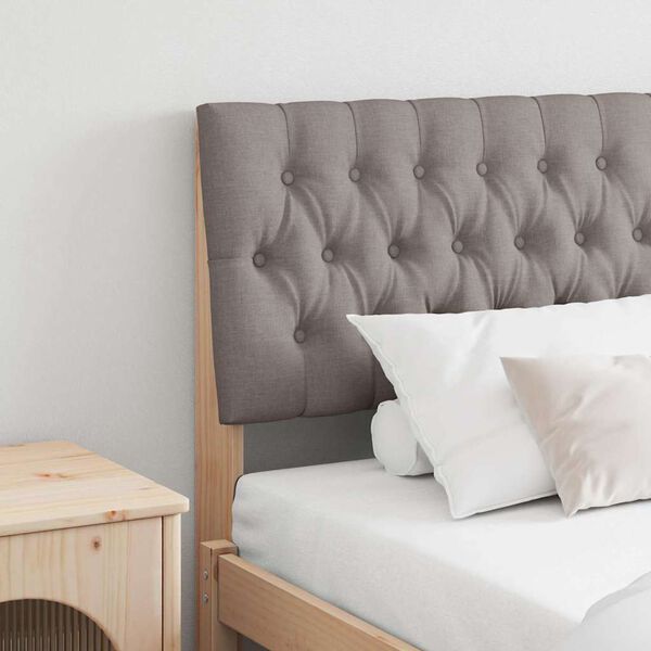 vidaXL Gepolstertes Kopfteil Taupe 180 cm Massives Kiefernholz