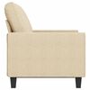vidaXL 2-Sitzer-Sofa Creme 120 cm Stoff