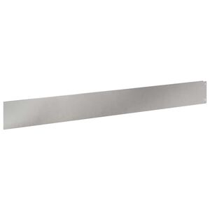 vidaXL Raseneinfassung 20 pcs 100 x 12 cm Stahl Silber