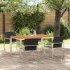 vidaXL Garten-Ess-Set 5 pcs Massives Akazienholz