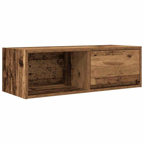 vidaXL TV-Schrank Altholz-Optik 80x31x25,5 cm Holzwerkstoff