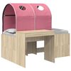 vidaXL Bett mit Tunnel 3 stk. Sonoma Eiche und Pink Holzwerkstoff