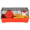 vidaXL Hamsterk&auml;fig Rot 58x32x36 cm Polypropylen und Metall