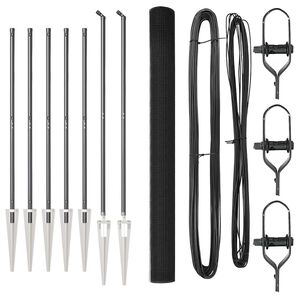 vidaXL Zaunpfosten Grau