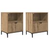 vidaXL Nachttisch 2 Stk. Artisan-Eiche 49 x 36 x 61 cm Holzwerkstoff