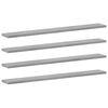 vidaXL B&uuml;cherregal-Bretter 8 Stk. Betongrau 80x10x1,5 cm Holzwerkstoff