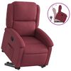 vidaXL Relaxsessel mit Aufstehhilfe Weinrot Stoff