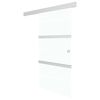 vidaXL Schiebet&uuml;r mit Softclose ESG-Glas und Aluminium 76x205 cm