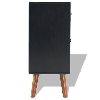 vidaXL Sideboard Akazienholz Massiv 90x33,5x83 cm