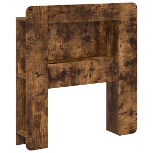 vidaXL Kopfteil-Schrank mit Speicher Ger&auml;ucherte Eiche Holzwerkstoff