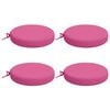 vidaXL Sitzkissen SOEST 4 stk. 100 % Polyester Rosa &Oslash; 35 x 7 cm