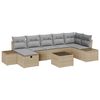 vidaXL Sofa Set mit Kissen 7 pcs Poly-Rattan