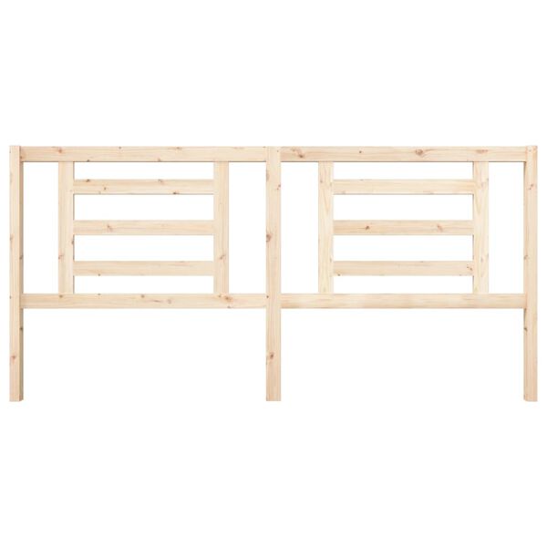 vidaXL Kopfteil 206x4x100 cm Massivholz Kiefer