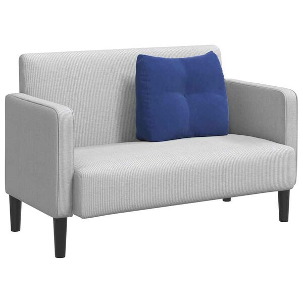 vidaXL R&uuml;ckenkissen Polizeiblau 60 x 24 x 50 cm Samt