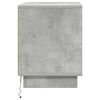 vidaXL Nachttisch 2 pcs Beton Grau 44 x 34,5 x 45 cm Holzwerkstoff