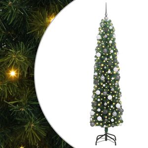 vidaXL K&uuml;nstlicher Weihnachtsbaum mit 300 LEDs mit St&auml;nder Gr&uuml;n 180 cm