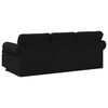 vidaXL Sofa Schwarz Gesamtabmessungen: 215 x 138 x 80 cm (B x T x H)
