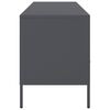 vidaXL TV-Schrank Anthrazit 100,5x39x50,5 cm Stahl