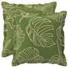 vidaXL Kissenbezug 2 stk. HOUTEN Blattdesign 30 x 30 cm Polyester