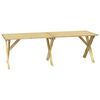 vidaXL Gartentisch 220x73x70 cm Kiefernholz Impr&auml;gniert