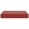 vidaXL Sofakissen f&uuml;r drau&szlig;en Weinrot 60 x 60 x 8 cm Polyester